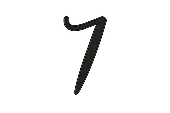 7 Number: A Simple Embroidery Design with Big Potential