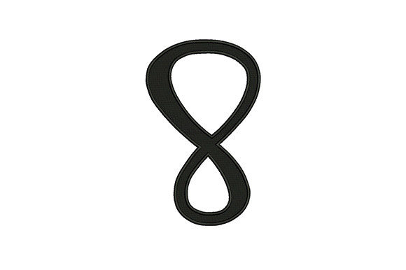 8 Number: A Delightful Embroidery Design for Heartfelt Creations