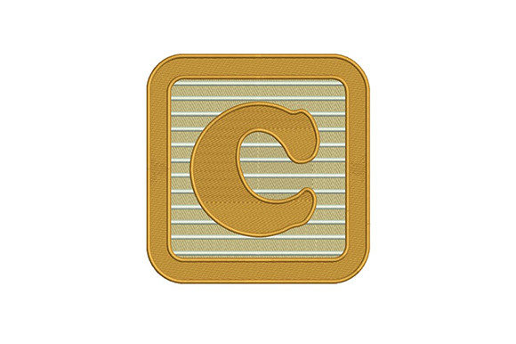 Alphabet C Letter Embroidery Design Review for Business Use