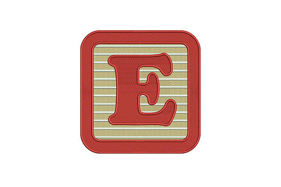 Alphabet E Letter Embroidery Design Review