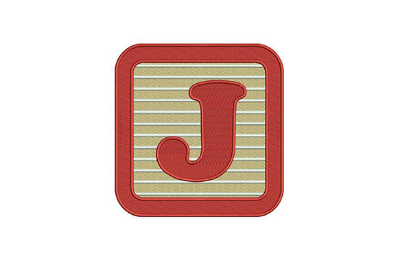 Alphabet J Letter: A Festive Embroidery Design for Seasonal Projects