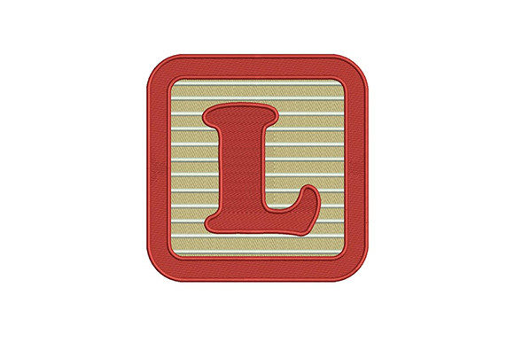 Alphabet L Letter Embroidery Design Review for Boutique Sweatshirts