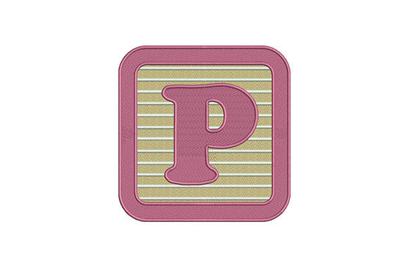 Alphabet P Letter Embroidery Review for Boutique Apparel