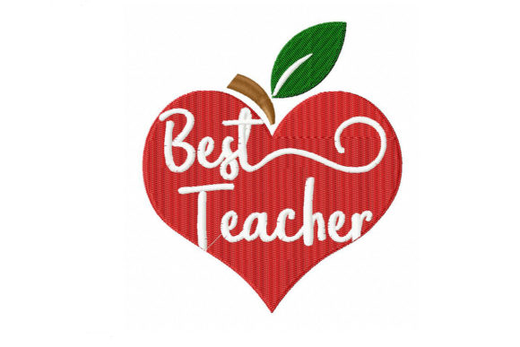 Apple for the Best Teacher: A Seasonal Embroidery Design Review