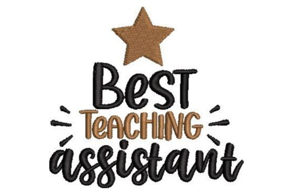 Best Teaching Assistant Embroidery Design Review