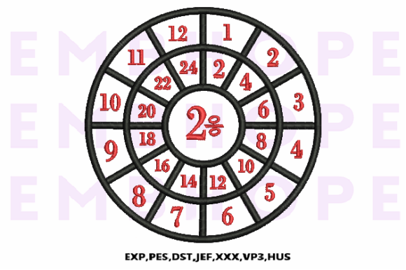 Division Wheel 2 Embroidery Design Review for Craft Fairs