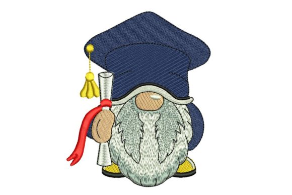 Graduation Gnome Embroidery Design Review