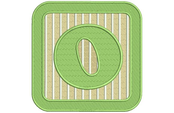 Green Frame Alphabet O Letter Review for Real Projects