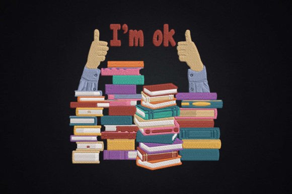 I m Ok Funny Book Lover Saying Review