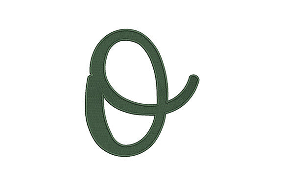 Lower Case Alphabet O Review for Small Business Embroidery