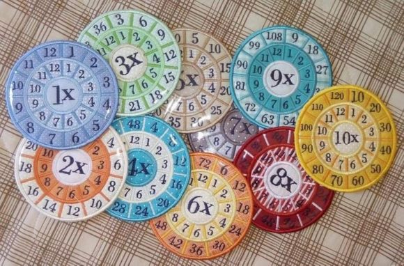 Multiplication Wheels 11x - 12x Embroidery Design Review