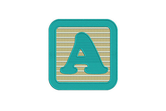 Sea Green A Letter Review for Small Business Merchandise