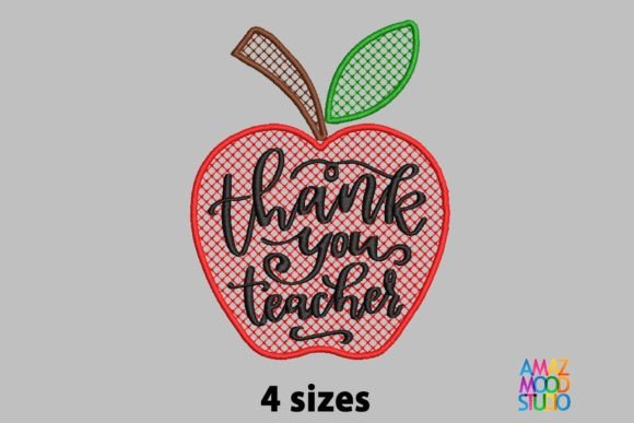 Thank You Teacher Embroidery Review for Etsy Sellers