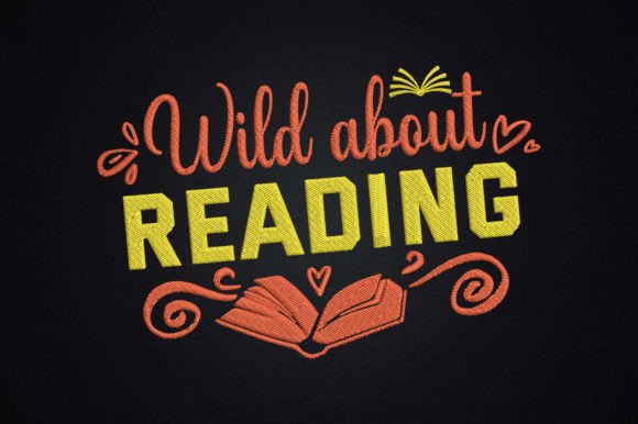 Wild About Reading Book Lover Embroidery Review